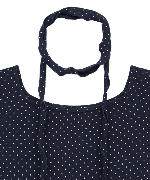Midnight Move(ミッドナイトムーブ)の「off dot t (navy)(Tシャツ/カットソー・レディース・その他・FREE)」の3枚目の写真