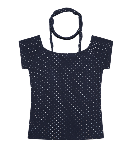 Midnight Move(ミッドナイトムーブ)の「off dot t (navy)(Tシャツ/カットソー・レディース・その他・FREE)」の4枚目の写真