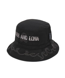 MARK & LONA バケットハット ブラック　Ｌサイズ　マークアンドロナ MARK & LONA｜マークアンドロナ（レディース）のハット（ブラック/黒色