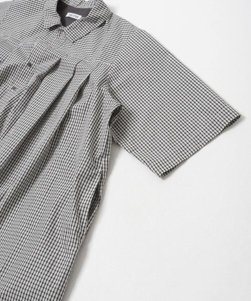 FORK&SPOON(フォークアンドスプーン)の「FORK&SPOON タックシャツワンピース(ワンピース・レディース・チェック/ストライプ・2/1)」の13枚目の写真