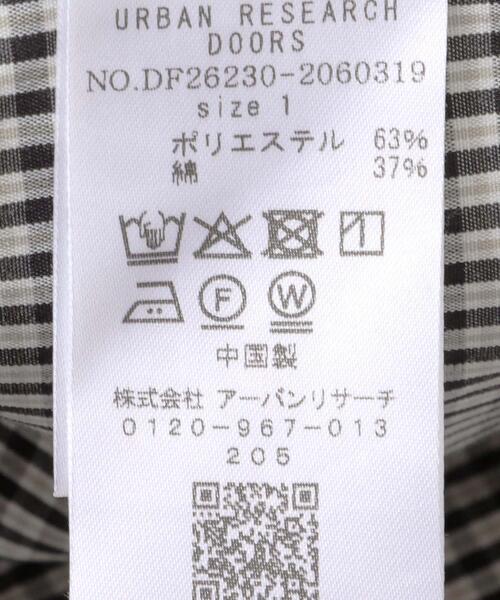 FORK&SPOON(フォークアンドスプーン)の「FORK&SPOON タックシャツワンピース(ワンピース・レディース・チェック/ストライプ・2/1)」の17枚目の写真