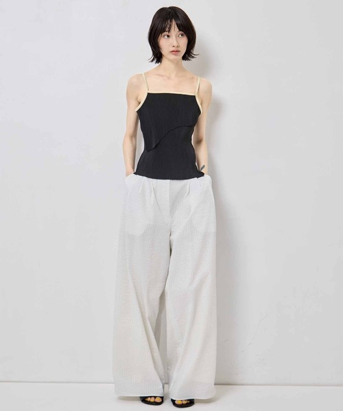 kotohayokozawa(コトハヨコザワ)の「【kotohayokozawa/コトハヨコザワ】BINDER CAMISOLE/バインダーキャミソール(キャミソール・レディース・ベージュ/ブルー/ブラック・FREE)」の5枚目の写真