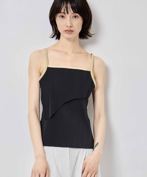 kotohayokozawa(コトハヨコザワ)の「【kotohayokozawa/コトハヨコザワ】BINDER CAMISOLE/バインダーキャミソール(キャミソール・レディース・ベージュ/ブルー/ブラック・FREE)」の8枚目の写真
