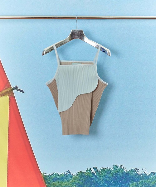 kotohayokozawa(コトハヨコザワ)の「【kotohayokozawa/コトハヨコザワ】BINDER CAMISOLE/バインダーキャミソール(キャミソール・レディース・ベージュ/ブルー/ブラック・FREE)」の16枚目の写真