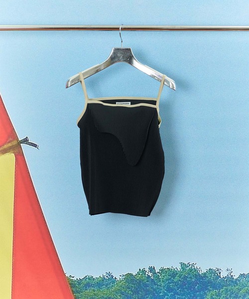 kotohayokozawa(コトハヨコザワ)の「【kotohayokozawa/コトハヨコザワ】BINDER CAMISOLE/バインダーキャミソール(キャミソール・レディース・ベージュ/ブルー/ブラック・FREE)」の13枚目の写真