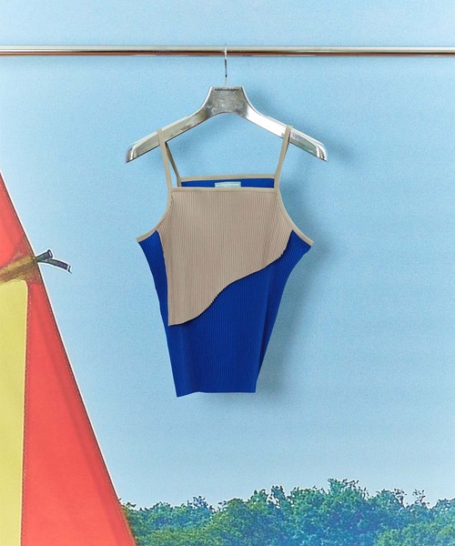kotohayokozawa(コトハヨコザワ)の「【kotohayokozawa/コトハヨコザワ】BINDER CAMISOLE/バインダーキャミソール(キャミソール・レディース・ベージュ/ブルー/ブラック・FREE)」の10枚目の写真