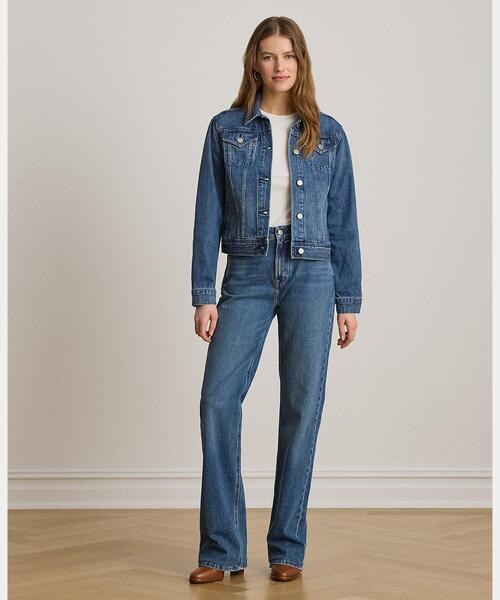 LAUREN RALPH LAUREN(ローレン ラルフ ローレン)の「デニム トラッカー ジャケット(デニムジャケット・レディース・ブルー・XS/S/M)」の9枚目の写真