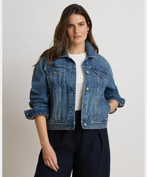 LAUREN RALPH LAUREN(ローレン ラルフ ローレン)の「デニム トラッカー ジャケット(デニムジャケット・レディース・ブルー・XS/S/M)」の5枚目の写真