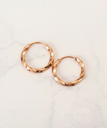 ツイストフープピアス 両耳
