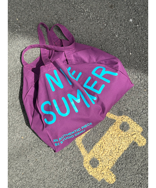 DENU（デヌ）の「Nice Summer Eco Bag [3Colors]（エコバッグ/サブバッグ・レディース・レッド/パープル/ブルー・FREE）」の5枚目の写真