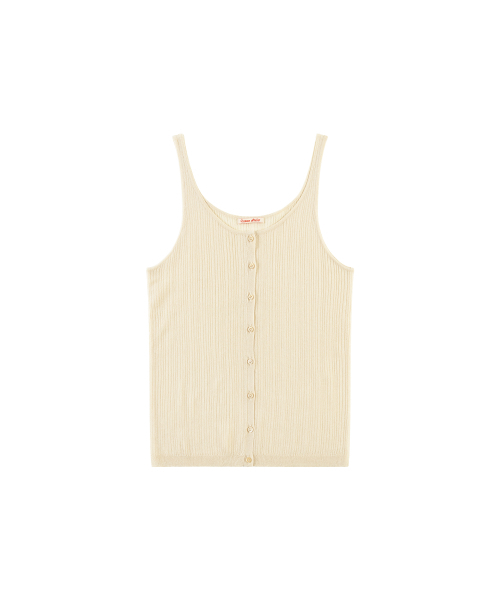 VANONE ATELIER（バノンアトリエ）の「KN4291 スリーブレスニットトップ_Beige（ニット/セーター・レディース・ベージュ・FREE）」の2枚目の写真