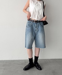 CANAL JEAN | Lakey Park　カットオフデニムハーフパンツ(デニムパンツ)