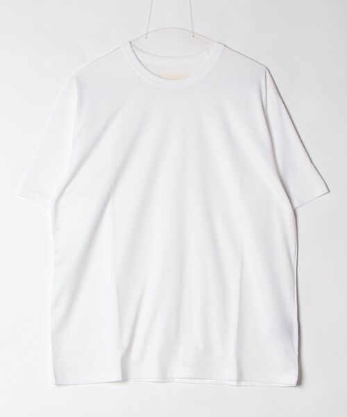markaware(マーカウェア)の「MARKAWARE(マーカウェア) Organic Giza 70/2 Knit / New Relaxed Fit Tee A26B08CS01B(Tシャツ/カットソー・メンズ・ブラック/ホワイト・3/2/4)」の2枚目の写真