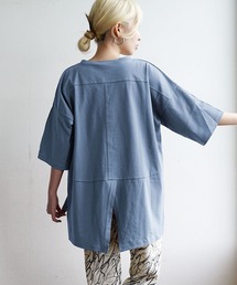 汗しみない Tシャツ［バックスリット］