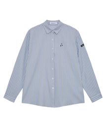 NEUFETBLEU（ヌフエブル）の「NEB stripe shirts (sky blue)（シャツ/ブラウス）」