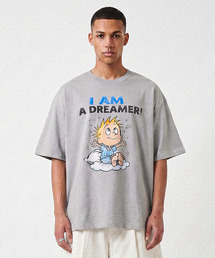ドリーマーダブル半袖Tシャツ(メランジ)