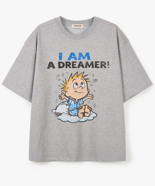 THESTORI（ザ・ストリ）の「ドリーマーダブル半袖Tシャツ（メランジ）（Tシャツ/カットソー・メンズ・その他・1(M)/2(L)）」の2枚目の写真