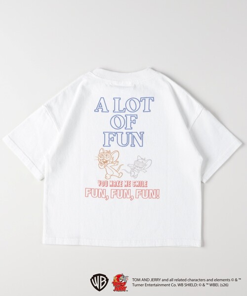 Right-on（ライトオン）の「【トムとジェリー】プリントTシャツ（Tシャツ/カットソー・キッズ・ホワイト系1/チャコール/ブラック系/ブルー系5・14/13/12/11）」の7枚目の写真