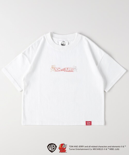 Right-on（ライトオン）の「【トムとジェリー】プリントTシャツ（Tシャツ/カットソー・キッズ・ホワイト系1/チャコール/ブラック系/ブルー系5・14/13/12/11）」の8枚目の写真