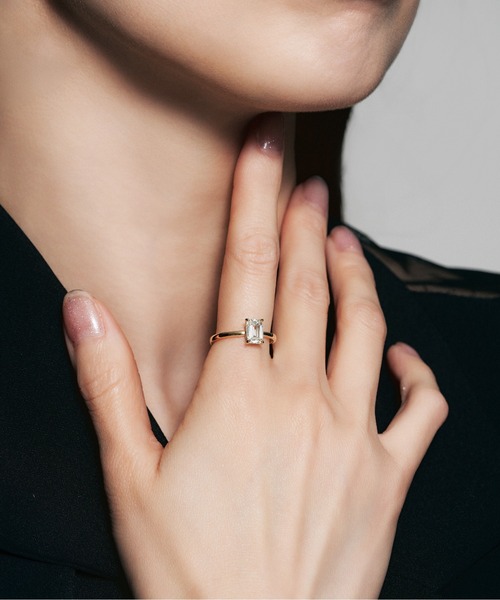 UNITED JEWELS(ユナイテッドジュエルズ)の「K18 ラボグロウンダイヤモンド リング(リング・レディース・イエローゴールド・13号)」の5枚目の写真