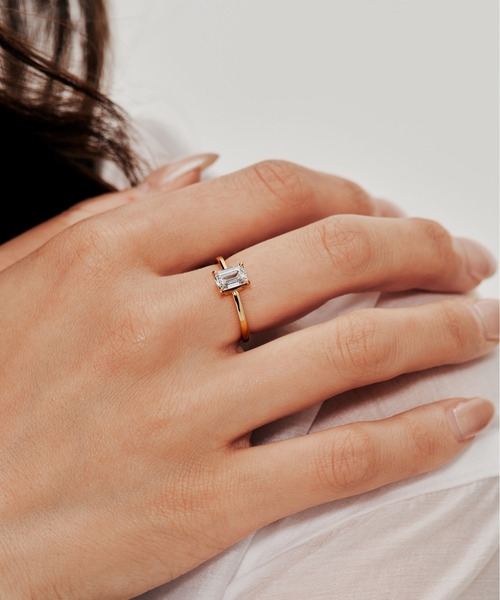 UNITED JEWELS(ユナイテッドジュエルズ)の「K18 ラボグロウンダイヤモンド リング(リング・レディース・イエローゴールド・13号)」の8枚目の写真