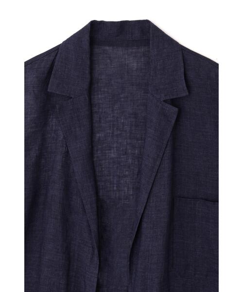 YLEVE（イレーヴ）の「YLEVE / LINEN POPLIN JACKET（テーラードジャケット・メンズ・カーキ/ネイビー・5/3/4）」の16枚目の写真