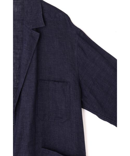 YLEVE（イレーヴ）の「YLEVE / LINEN POPLIN JACKET（テーラードジャケット・メンズ・カーキ/ネイビー・5/3/4）」の15枚目の写真