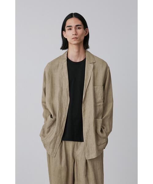 YLEVE（イレーヴ）の「YLEVE / LINEN POPLIN JACKET（テーラードジャケット・メンズ・カーキ/ネイビー・5/3/4）」の9枚目の写真