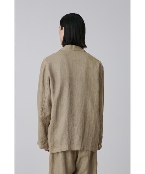 YLEVE（イレーヴ）の「YLEVE / LINEN POPLIN JACKET（テーラードジャケット・メンズ・カーキ/ネイビー・5/3/4）」の7枚目の写真