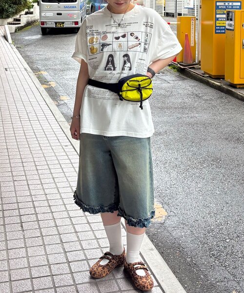 CIAOPANIC(チャオパニック)の「バイカラーコードウエストBAG(ボディバッグ/ウエストポーチ・レディース・イエロー/ピンク/ブルー・ONE SIZE)」の11枚目の写真