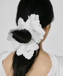 heyep | heyep/ヘイップ Pierced Lace Scrunchie / ピアスレースシュシュ【限定展開】(ヘアバンド)