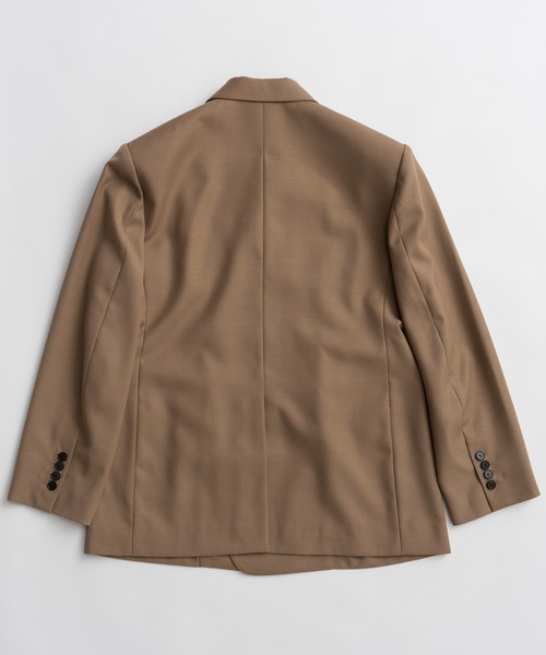 MAISON SPECIAL（メゾンスペシャル）の「Double-Breasted Jacket/ダブルブレストジャケット（テーラードジャケット・レディース・キャメル/ネイビー・FREE）」の21枚目の写真