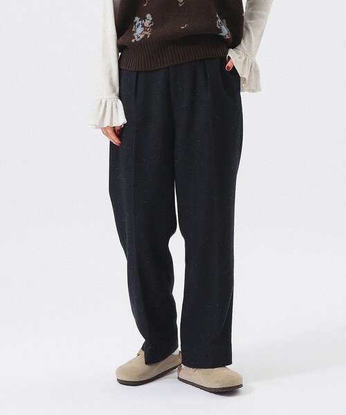 BEAMS BOY(ビームスボーイ)の「ツイード スラックス(スラックス・レディース・ネイビー/ブラウン・0/2/1)」の2枚目の写真