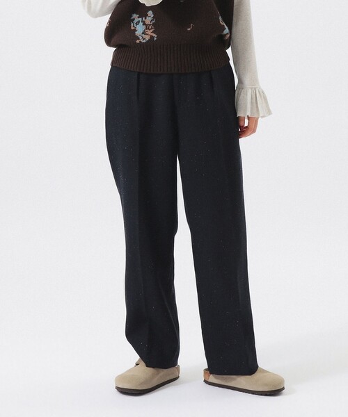 BEAMS BOY(ビームスボーイ)の「ツイード スラックス(スラックス・レディース・ネイビー/ブラウン・0/2/1)」の12枚目の写真