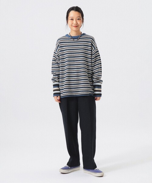 BEAMS BOY(ビームスボーイ)の「ツイード スラックス(スラックス・レディース・ネイビー/ブラウン・0/2/1)」の13枚目の写真