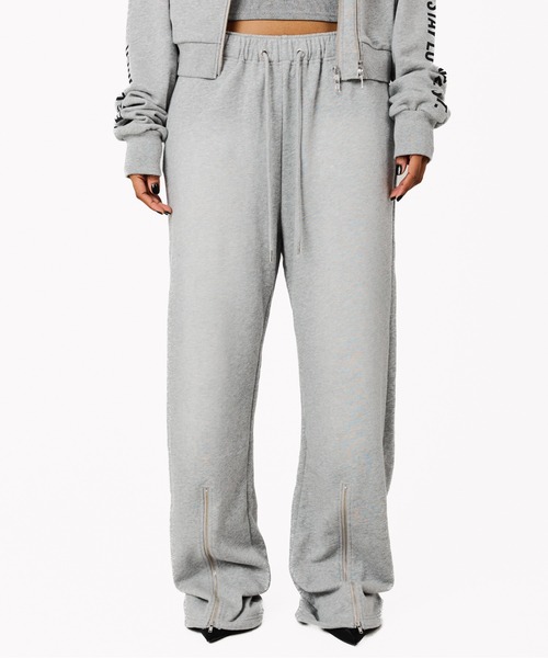 BEEDEN（ビーデン）の「LOOSE ZIP SWEAT PANTS（スウェットパンツ・レディース・ピンク/ブラック/グレー/ホワイト・MEDIUM/SMALL）」の3枚目の写真