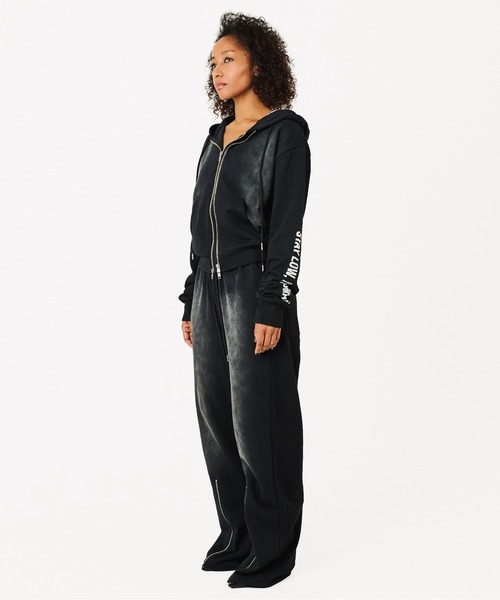 BEEDEN（ビーデン）の「LOOSE ZIP SWEAT PANTS（スウェットパンツ・レディース・ピンク/ブラック/グレー/ホワイト・MEDIUM/SMALL）」の11枚目の写真
