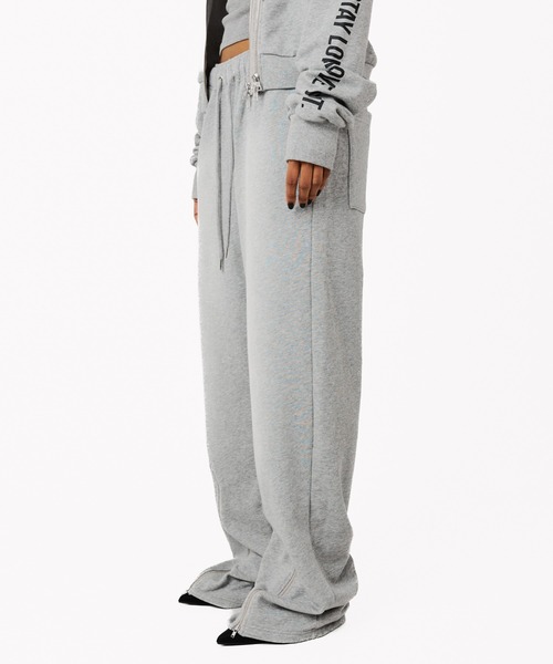 BEEDEN（ビーデン）の「LOOSE ZIP SWEAT PANTS（スウェットパンツ・レディース・ピンク/ブラック/グレー/ホワイト・MEDIUM/SMALL）」の17枚目の写真