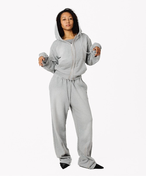BEEDEN（ビーデン）の「LOOSE ZIP SWEAT PANTS（スウェットパンツ・レディース・ピンク/ブラック/グレー/ホワイト・MEDIUM/SMALL）」の15枚目の写真
