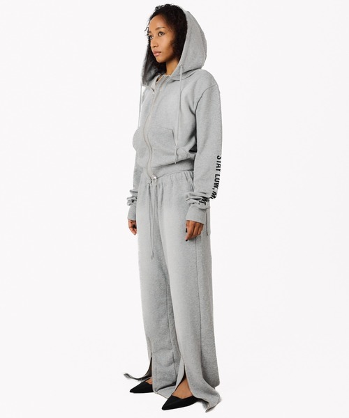BEEDEN（ビーデン）の「LOOSE ZIP SWEAT PANTS（スウェットパンツ・レディース・ピンク/ブラック/グレー/ホワイト・MEDIUM/SMALL）」の21枚目の写真