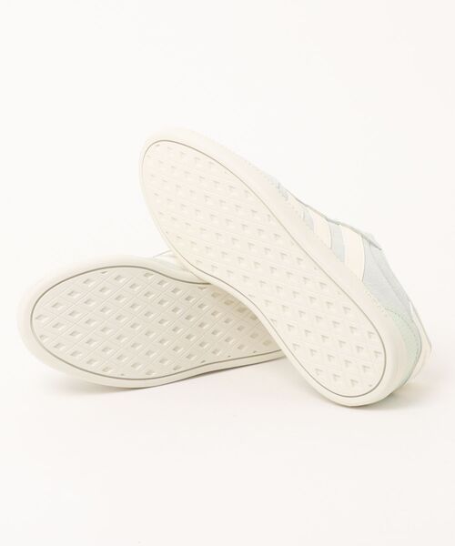 adidas(アディダス)の「adidas アディダス BREAKNET SLEEK SUEDE レディーススニーカー ロープロファイル(ブレイクネットスリークスエード) KK2221 リネングリーン/オフホワイト(スニーカー・レディース・カーキ・24.0cm/23.5cm/23.0cm/22.5cm/25.0cm/24.5cm)」の3枚目の写真