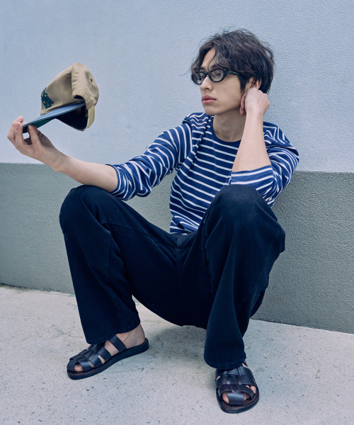 JERUSALEM SANDALS(エルサレム サンダル)の「1063 マイケルスライド-ブラウン (ミカエル スライド)(サンダル・レディース・ブラウン・23cm/23.5cm/24cm/24.5cm/25cm/26cm/27cm/28cm/29cm)」の2枚目の写真