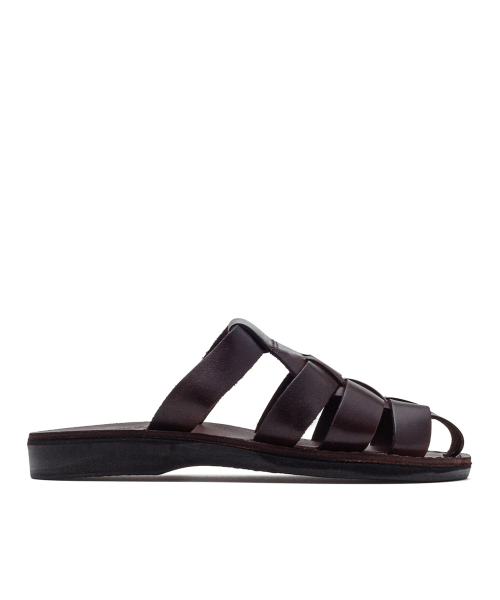 JERUSALEM SANDALS(エルサレム サンダル)の「1063 マイケルスライド-ブラウン (ミカエル スライド)(サンダル・レディース・ブラウン・23cm/23.5cm/24cm/24.5cm/25cm/26cm/27cm/28cm/29cm)」の4枚目の写真