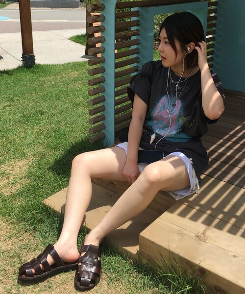 JERUSALEM SANDALS(エルサレム サンダル)の「1063 マイケルスライド-ブラウン (ミカエル スライド)(サンダル・レディース・ブラウン・23cm/23.5cm/24cm/24.5cm/25cm/26cm/27cm/28cm/29cm)」の19枚目の写真