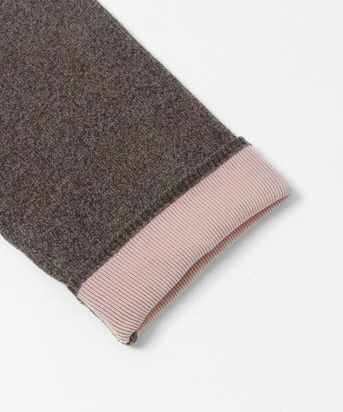 ITEMS URBANRESEARCH（アイテムズ アーバンリサーチ）の「『洗濯可』ダブルフェイスモールニット（ニット/セーター・レディース・モカ/アイボリー/ブルー系その他/ブラウン・FREE）」の11枚目の写真