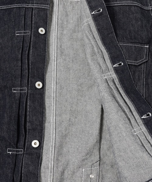 COMME des GARCONS HOMME(コム デ ギャルソン・オム)の「1ST TYPE DENIM JACKET(デニムジャケット・メンズ・ネイビー・XS/S/M/L)」の6枚目の写真