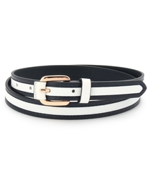 THE EMPORIUM | バイカラー細ベルト(ベルト)