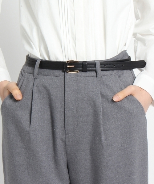 THE EMPORIUM（ジエンポリアム）の「バイカラー細ベルト（ベルト・レディース・ネイビー/ブラック/ホワイト系その他・00）」の5枚目の写真