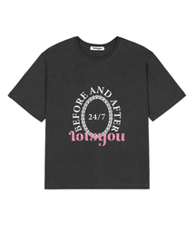 Hailey Retro T-shirt Charcoal