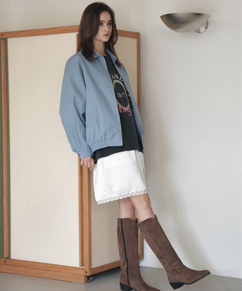 LOTSYOU(ロッツユー)の「Hailey Retro T-shirt Charcoal(Tシャツ/カットソー・レディース・その他・OS)」の3枚目の写真